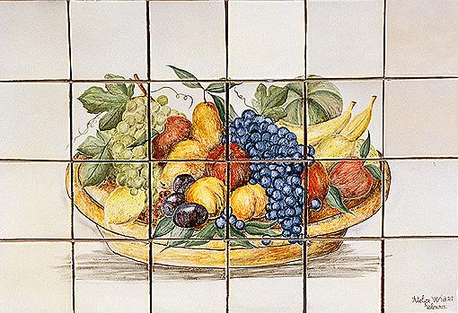 panneau décoratif le panier de fruits